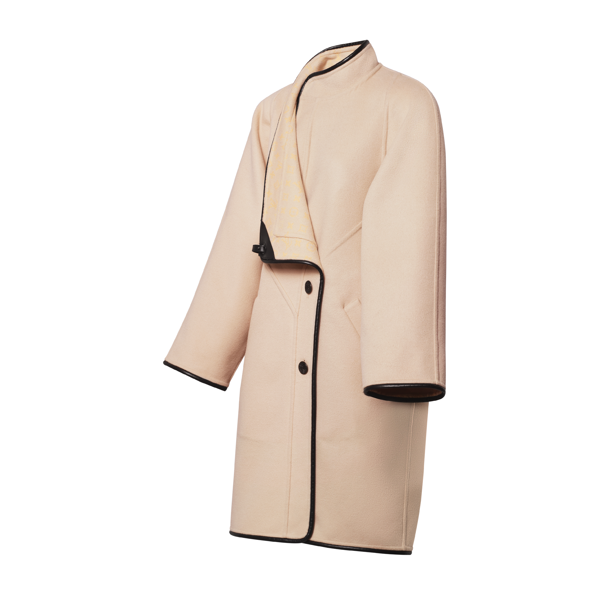 Double Face Long Clip Front Coat - Ready to Wear | LOUIS VUITTON